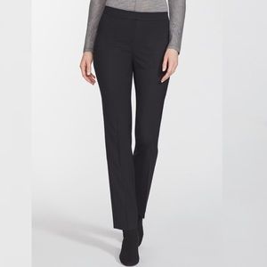 Lafayette 148 Italian Wool Barrow Pant Black 10